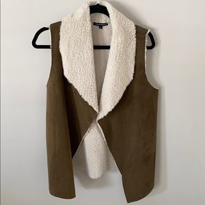 Madison + Lola olive green sweater vest
